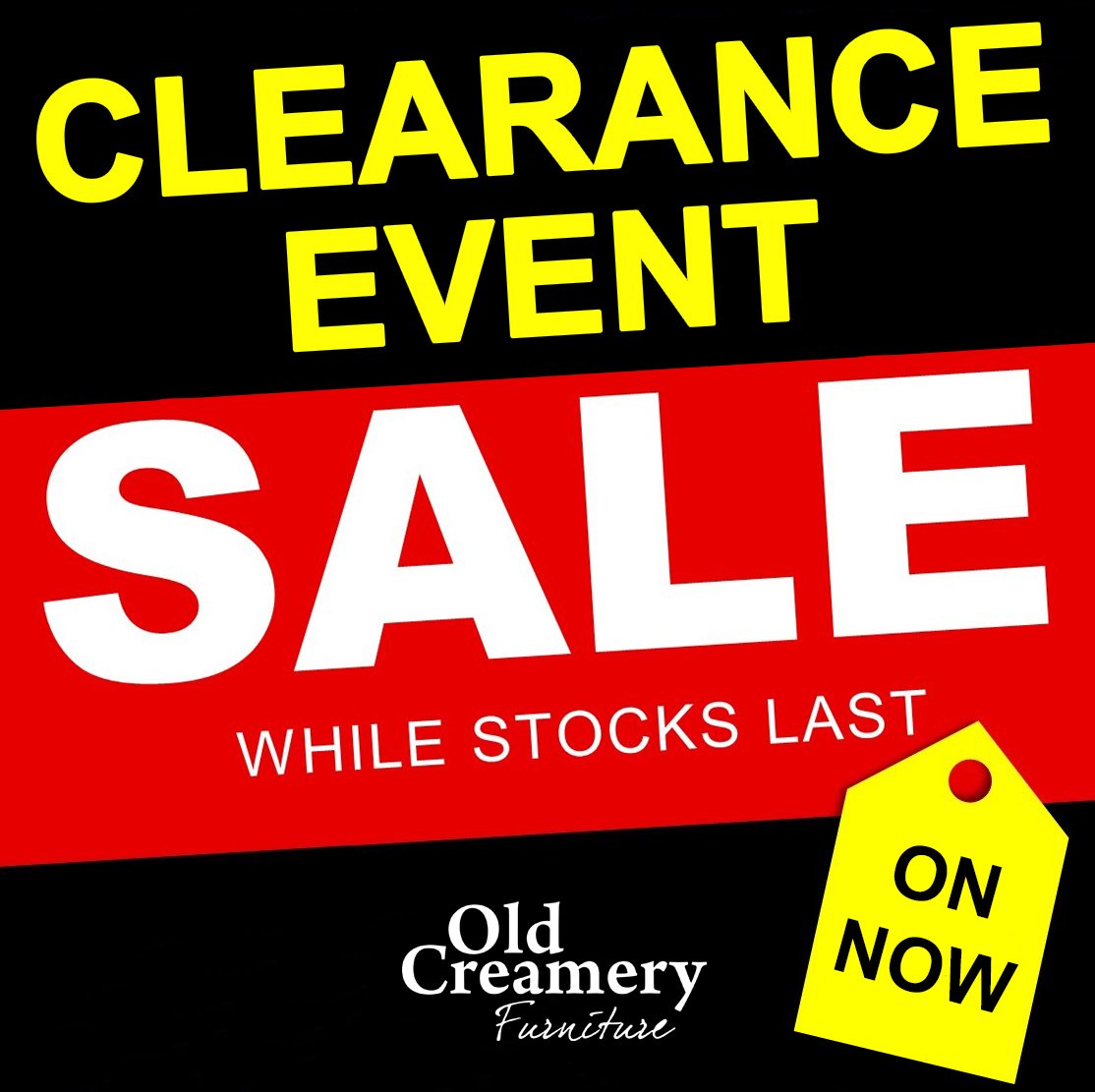 Furniture clearance event